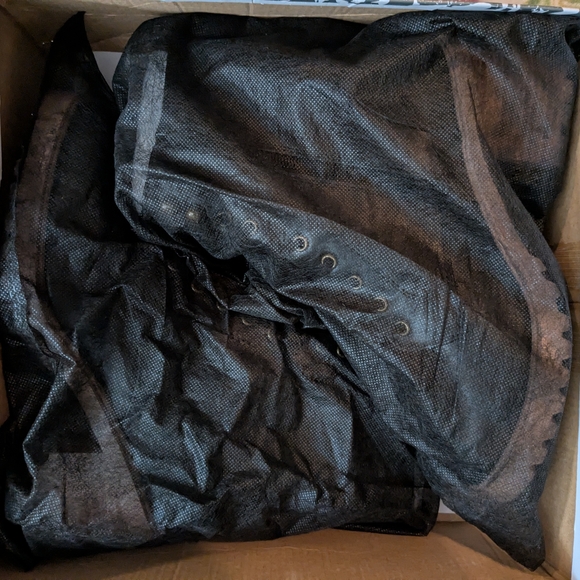 Soda Black Chunky Heel Lace-Up Boots - Picture 10 of 10